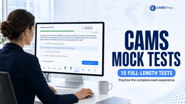 10 Full-Length CAMS Mock Tests – English