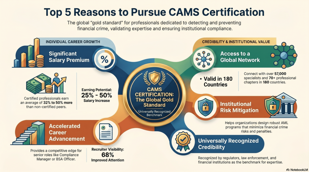 Top 5 reasons to pursue CAMS certification