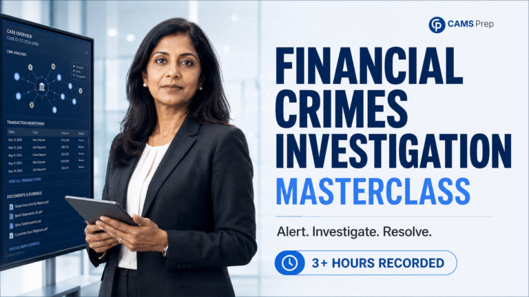 Financial Crimes Investigation Masterclass